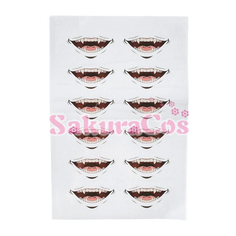 呪術廻戦 虎杖悠仁 両面宿儺 狗巻棘 真人 タトゥー シール ワンポイントメイク コスプレ道具 a0712 Sakuracos 通販 Yahoo ショッピング