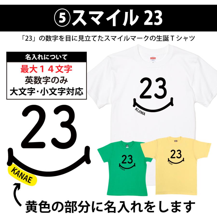 BASIC COVER 23歳 誕生日 プレゼント Tシャツ 名入れ 名前 プリント 20