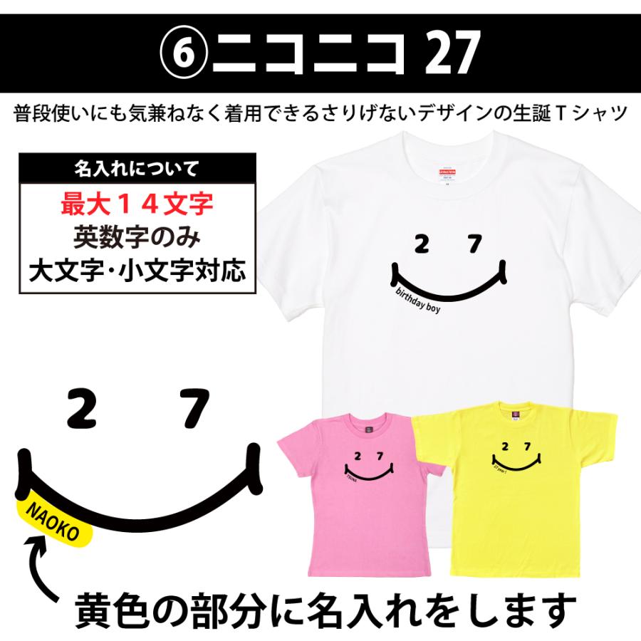 BASIC COVER 27歳 誕生日 プレゼント Tシャツ 名入れ 名前 プリント 20