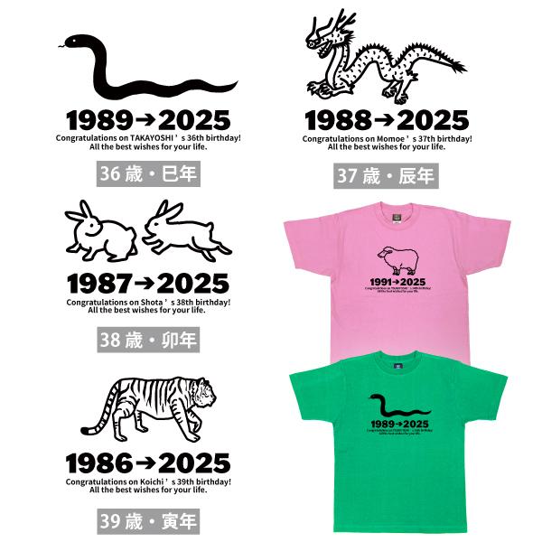 30代 干支 名入れ Tシャツ 誕生日 プレゼント 30歳 31歳 35歳 32歳 33歳 34歳 36歳 37歳 38歳 39歳 オリジナル 男性 女性 名前 動物 競馬 辰 犬 1501 1500 085 | BASIC COVER | 10