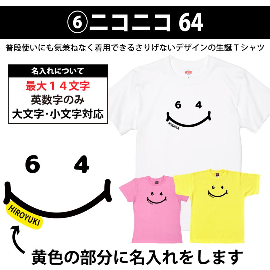 BASIC COVER 64歳 誕生日 プレゼント Tシャツ 名入れ 名前 プリント