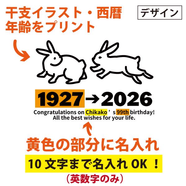 90代 名入れ Tシャツ 祖母 誕生日 プレゼント ギフト 90歳 91歳 94歳 92歳 93歳 95歳 96歳 97歳 98歳 99歳  干支 十二支 午年  女性 男 卒寿 白寿 1501 1500 085 | BASIC COVER | 03