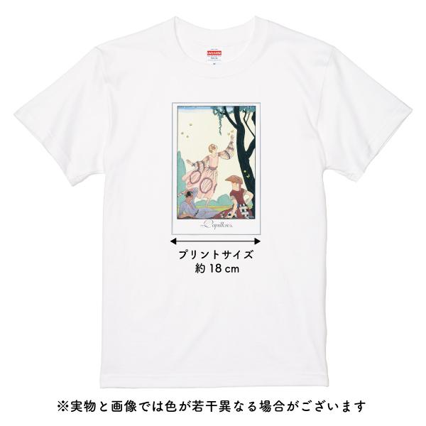 G・バルビエ 蝶 春 夏 女性 夏 夏服 半袖 おしゃれ Ｔシャツ バカンス アールデコ イラスト グラフィック デザイン 20世紀美術 美術館 版画 グッズ メンズ 085 | United Athle | 01