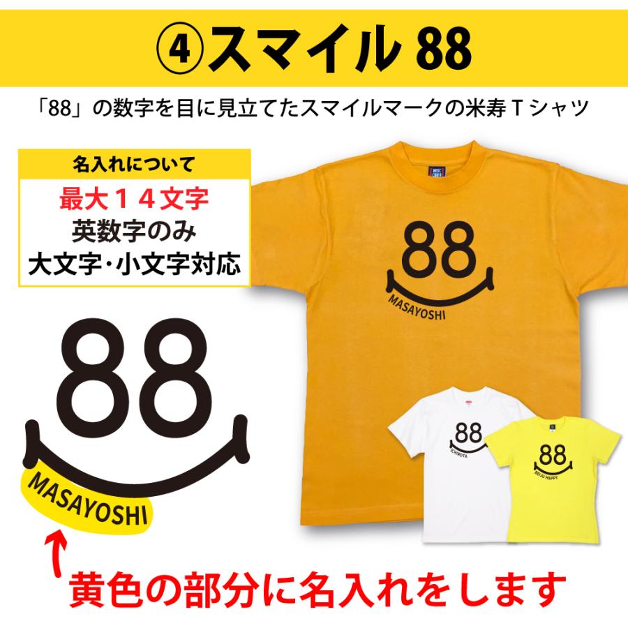 米寿 祝い プレゼント 米寿のお祝い 米寿祝い プレゼント 女性 男性 言葉 父 母 ちゃんちゃんこ 名入れ Tシャツ 贈り物 オリジナル 88歳 1501 1500 5001 085 | BASIC COVER | 08