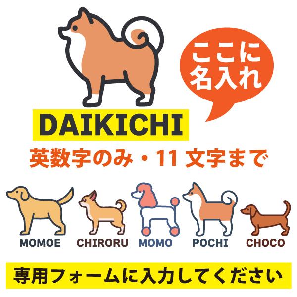 犬 名入れ 愛犬 Tシャツ オリジナル プレゼント 男性 女性 キッズ 子供 シンプル 名前 家族 友達 夫婦 DOG グッズ 絵 レトリバー 柴犬 チワワ ポメ かわいい 085 | Printstar | 01