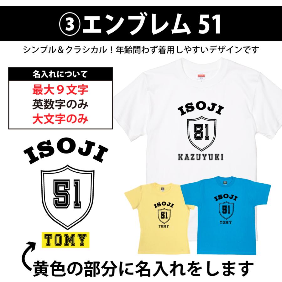 BASIC COVER 51歳 誕生日 プレゼント Tシャツ 名入れ 名前