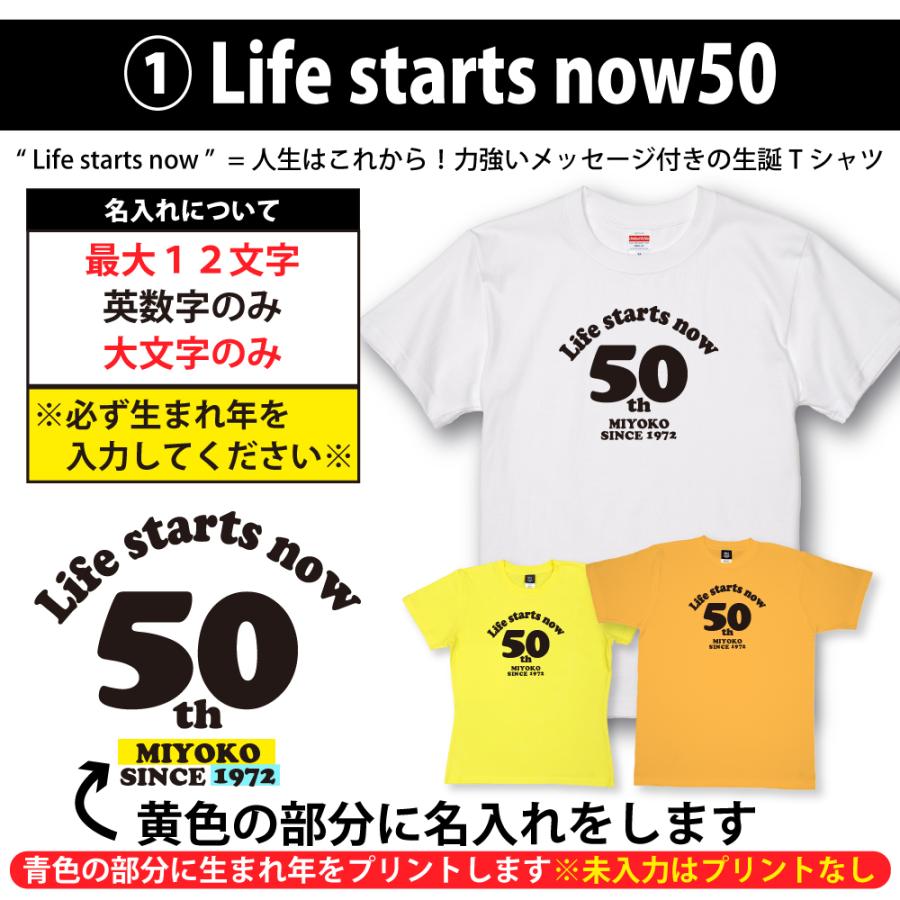 50歳 プレゼント Tシャツ 名入れ 五十路 男性 アラフィフ 上司 ギフト おもしろ 面白 女性 メンズ 半袖 ユニフォーム おしゃれ 安い レディース 1501 1500 085 | BASIC COVER | 04