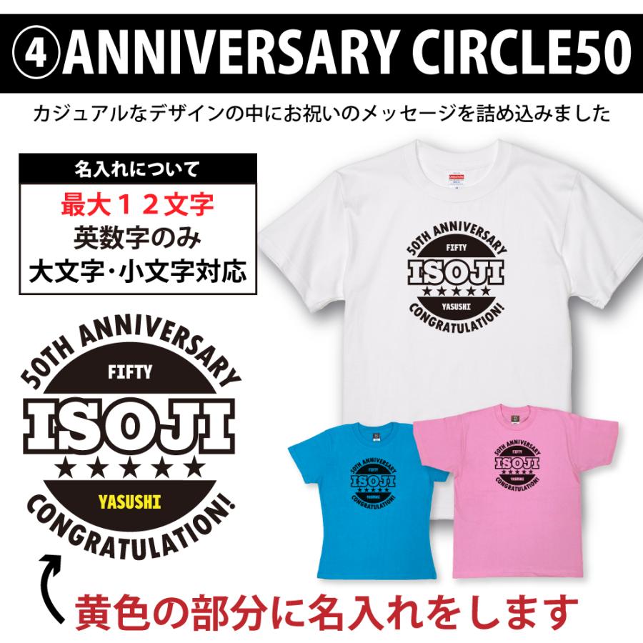 50歳 プレゼント Tシャツ 名入れ 五十路 男性 アラフィフ 上司 ギフト おもしろ 面白 女性 メンズ 半袖 ユニフォーム おしゃれ 安い レディース 1501 1500 085 | BASIC COVER | 09