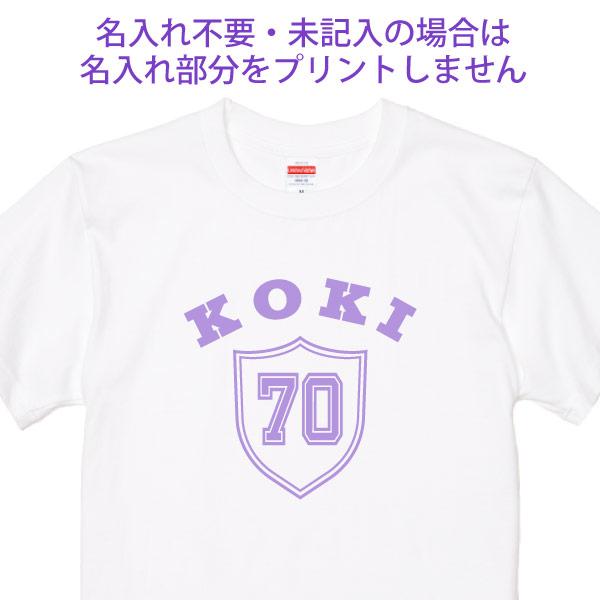 古希のお祝い エンブレム 名入れ プレゼント 男性 女性 Ｔシャツ ティーシャツ 古希 70歳 父 母 おしゃれ 安い オリジナル 名前 プリント メンズ 1501 1500 085 | BASIC COVER | 09
