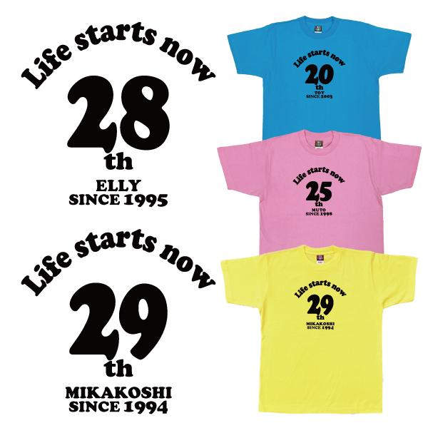 20代 名入れ Tシャツ 誕生日 プレゼント 20歳 21歳 24歳 22歳 23歳 25歳 26歳 27歳 28歳 29歳 オリジナル お祝い 男性 女性 娘 息子 ペア お揃い 1501 1500 085 | BASIC COVER | 10