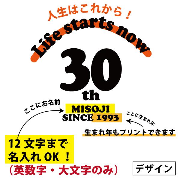 30代 名入れ Tシャツ 誕生日 プレゼント 年齢 30歳 31歳 34歳 32歳 33歳 35歳 36歳 37歳 38歳 39歳 男性 女性 ペア ミドサー アラフォー アラサー 1501 1500 085 | BASIC COVER | 02