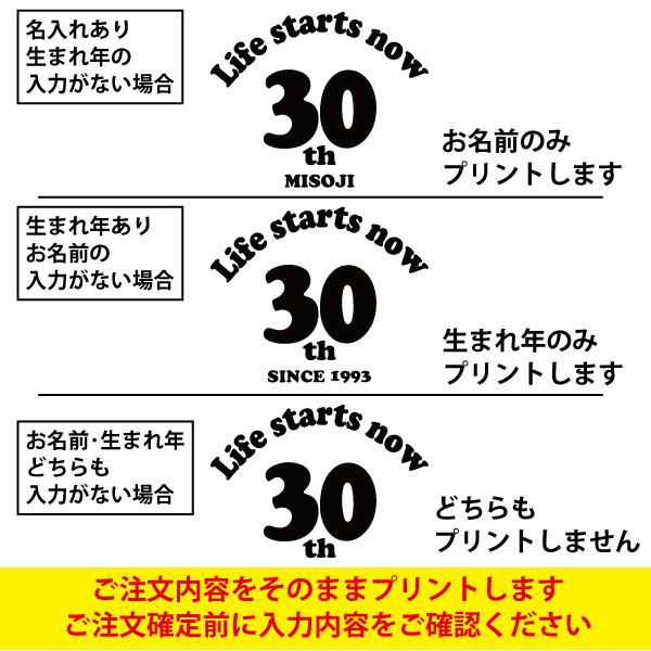 30代 名入れ Tシャツ 誕生日 プレゼント 年齢 30歳 31歳 34歳 32歳 33歳 35歳 36歳 37歳 38歳 39歳 男性 女性 ペア ミドサー アラフォー アラサー 1501 1500 085 | BASIC COVER | 04
