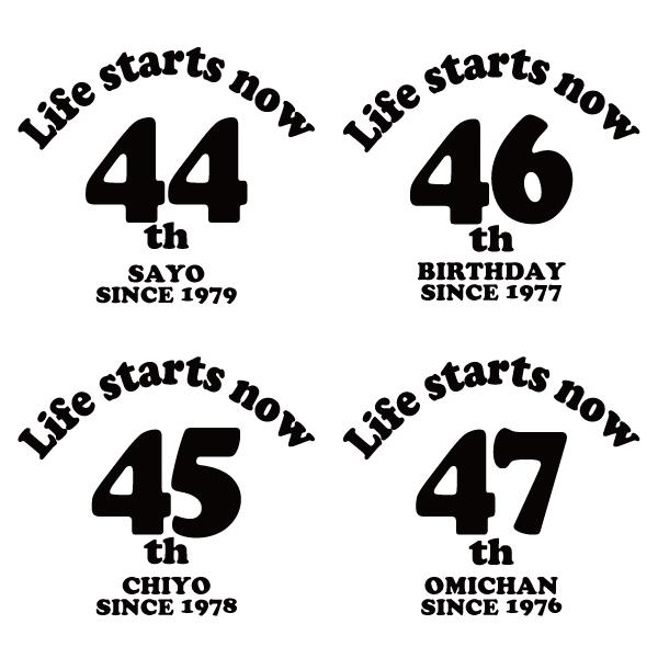 40代 名入れ Tシャツ 誕生日 プレゼント 40歳 41歳 44歳 42歳 43歳 45歳 46歳 47歳 48歳 49歳 オリジナル お祝い 男性 女性 父 母 上司 1501 1500 085 | BASIC COVER | 08