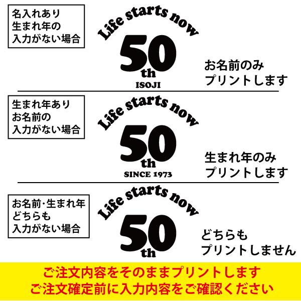 50代 名入れ Tシャツ 誕生日 プレゼント 50歳 51歳 55歳 52歳 53歳 54歳 56歳 57歳 58歳 59歳 オリジナル お祝い 男性 女性 父 母 上司 1501 1500 085 | BASIC COVER | 03