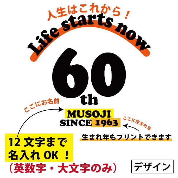 60代 名入れ Tシャツ 誕生日 プレゼント 60歳 66歳 61歳 62歳 63歳 64歳 65歳 67歳 68歳 69歳 男性 女性 還暦 緑寿 オリジナル お祝い 上司 夫婦 1500 1501 085 | BASIC COVER | 01