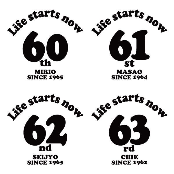 60代 名入れ Tシャツ 誕生日 プレゼント 60歳 66歳 61歳 62歳 63歳 64歳 65歳 67歳 68歳 69歳 男性 女性 還暦 緑寿 オリジナル お祝い 上司 夫婦 1500 1501 085 | BASIC COVER | 08