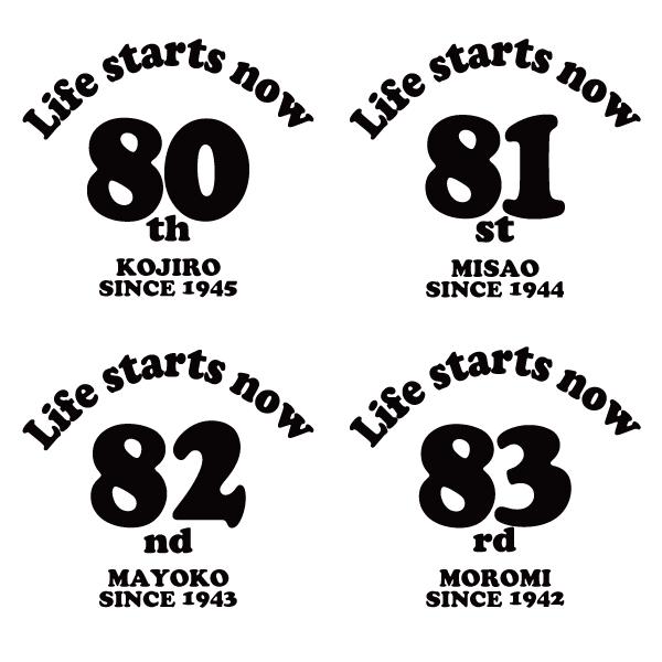 80代 名入れ Tシャツ 誕生日 プレゼント 祖父 祖母 ギフト 80歳 81歳 84歳 82歳 83歳 85歳 86歳 87歳 38歳 89歳 オリジナル お祝い 男性 女性 1501 1500 085 | BASIC COVER | 08