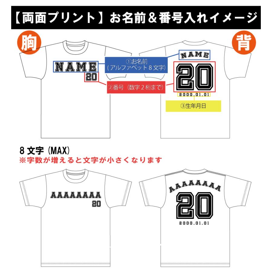 父の日 母の日 名入れ Tシャツ 野球 ユニフォーム風 スポーツ オリジナル 名前 プレゼント お祝い 野球好き ギフト 誕生日 記念 チーム サークル 1500/5001｜basic-cover｜04