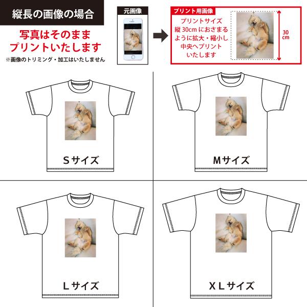 特急 30cm  ペット 愛犬 犬 写真プリントＴシャツ グッズ 作成 雑貨 写真 オリジナル プレゼント 1枚から 愛犬の写真でグッズ 愛犬グッズ 手作り うちの子 5001｜basic-cover｜05