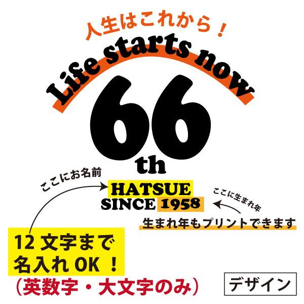 緑寿 66歳 Ｔシャツ 名入れ 名前 男性 女性 父 母 緑寿祝い 誕生日 プレゼント ろくじゅ おしゃれ 66歳のお祝い 緑寿のお祝い 緑色 グリーン 1500/1501/5001｜basic-cover｜06