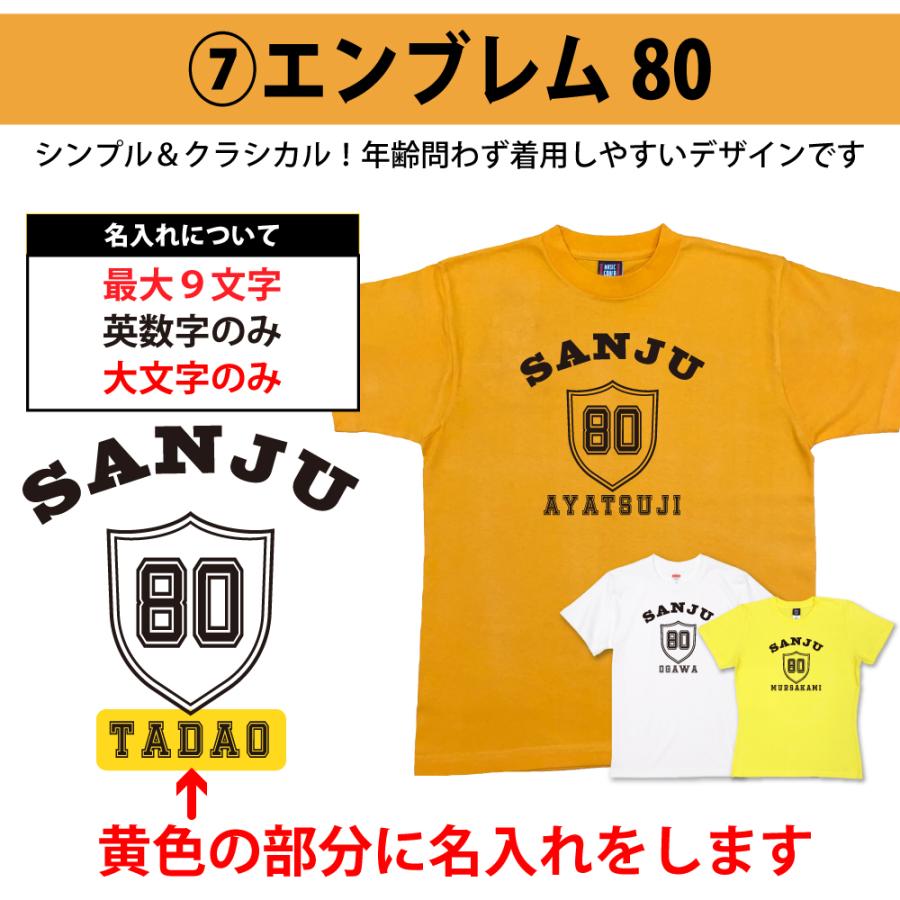 傘寿 Ｔシャツ 傘寿のお祝い プレゼント 女性 男性 傘寿祝い 言葉 品 名入れ 80歳 ファッション おしゃれ 父 母 仕方 色 オリジナル 八十歳 1501 1500 5001 085 | BASIC COVER | 10