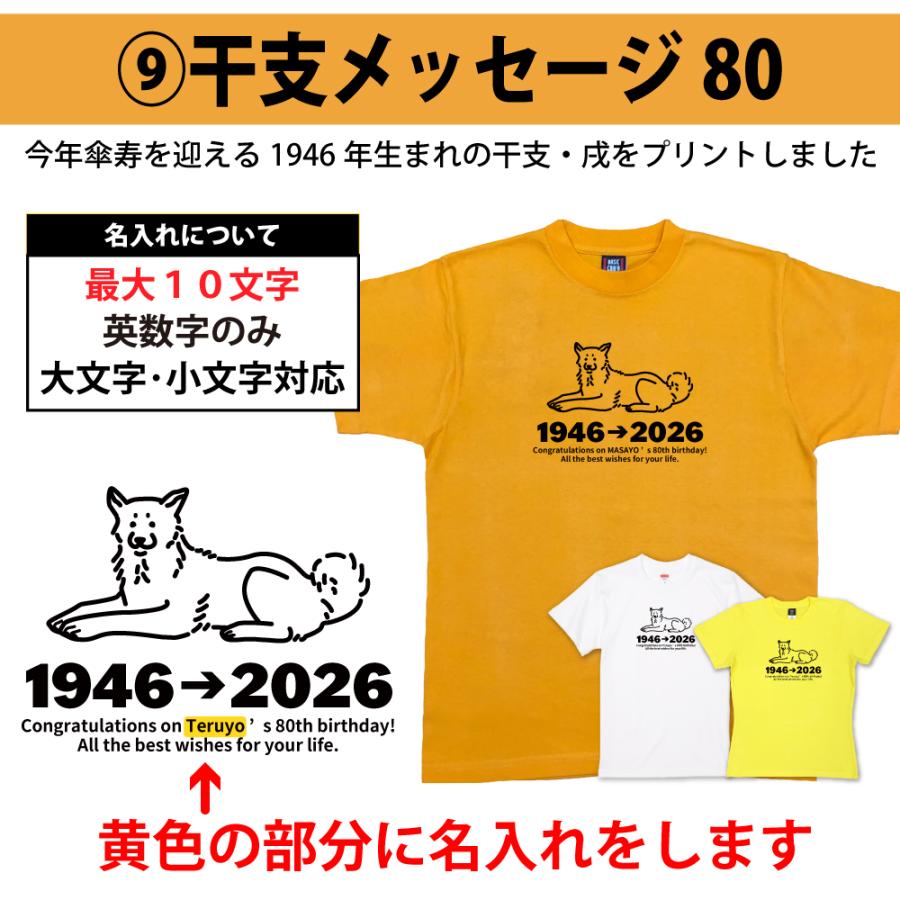 傘寿 Ｔシャツ 傘寿のお祝い プレゼント 女性 男性 傘寿祝い 言葉 品 名入れ 80歳 ファッション おしゃれ 父 母 仕方 色 オリジナル 八十歳 1501 1500 5001 085 | BASIC COVER | 12