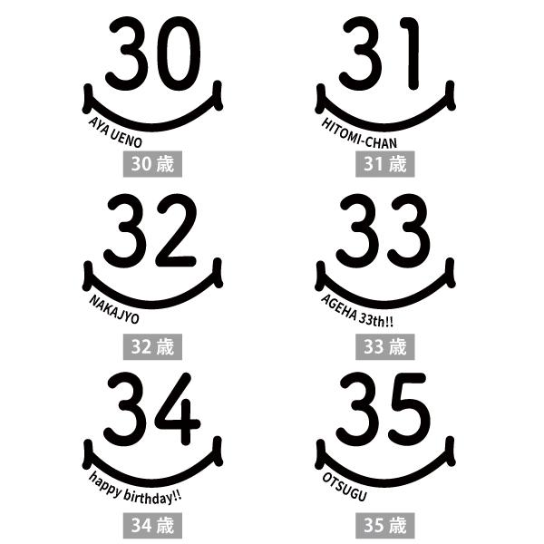 30代 名入れ Tシャツ 誕生日 プレゼント 30歳 31歳 34歳 32歳 33歳 35歳 36歳 37歳 38歳 39歳 オリジナル 男性 女性 年齢 オリジナル グッズ 1501 1500 085 | BASIC COVER | 07