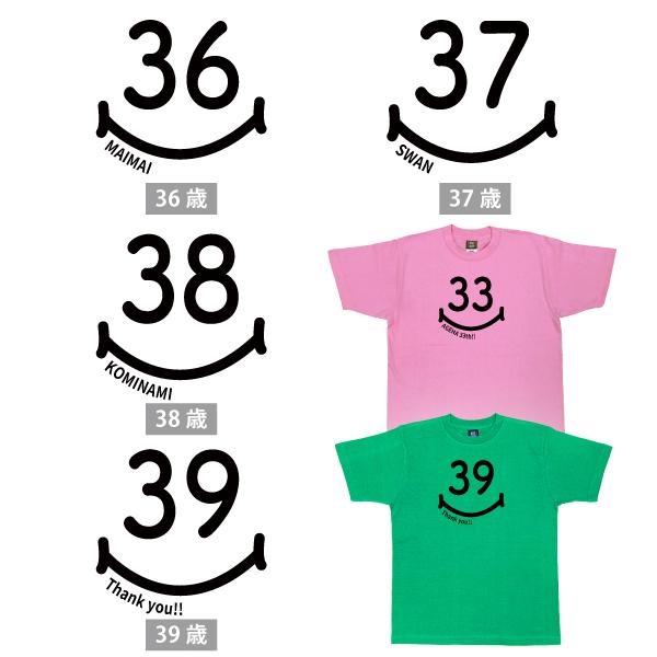 30代 名入れ Tシャツ 誕生日 プレゼント 30歳 31歳 34歳 32歳 33歳 35歳 36歳 37歳 38歳 39歳 オリジナル 男性 女性 年齢 オリジナル グッズ 1501 1500 085 | BASIC COVER | 08