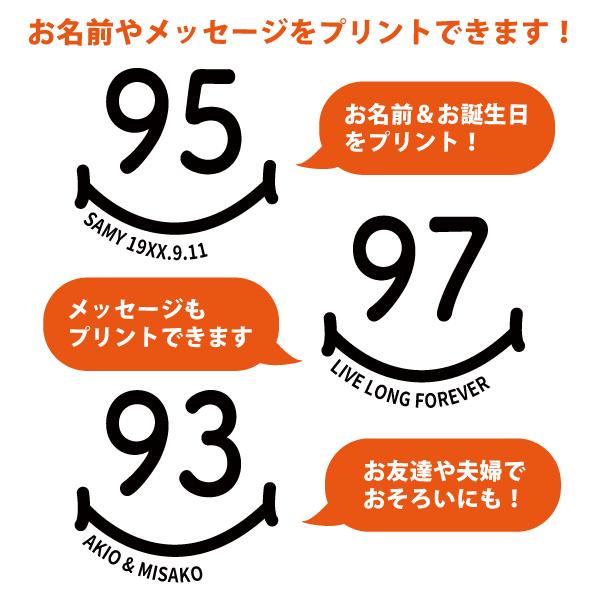 敬老の日 90代 誕生日 名入れ Tシャツ 90歳 91歳 92歳 93歳 94歳 95歳 96歳 97歳 98歳 99歳 プレゼント 男性 女性 祖父 祖母 ギフト 記念 1501 1500 085 | BASIC COVER | 03