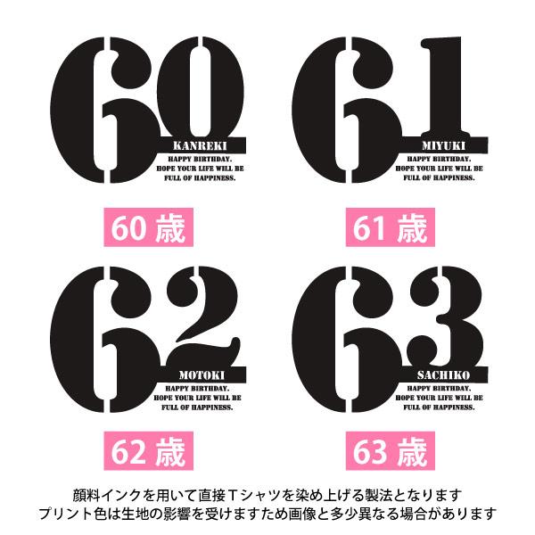 名入れ 60代 Tシャツ 誕生日 プレゼント 男性 女性 おしゃれ 60歳 61歳 62歳 63歳 64歳 65歳 66歳 67歳 68歳 69歳 名前 年齢 プリント 父 1501 1500 085 | BASIC COVER | 02