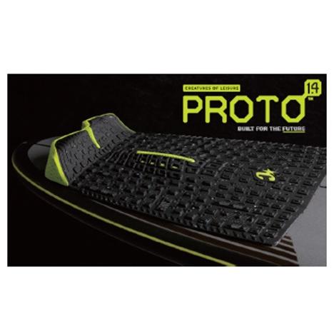 CREATURES PROTO 1.4 BLACK / LIME 2023 クリエイチャー　デッキパッド プロトタイプ　 サーフボード デッキパット 送料無料｜basic-surf｜02