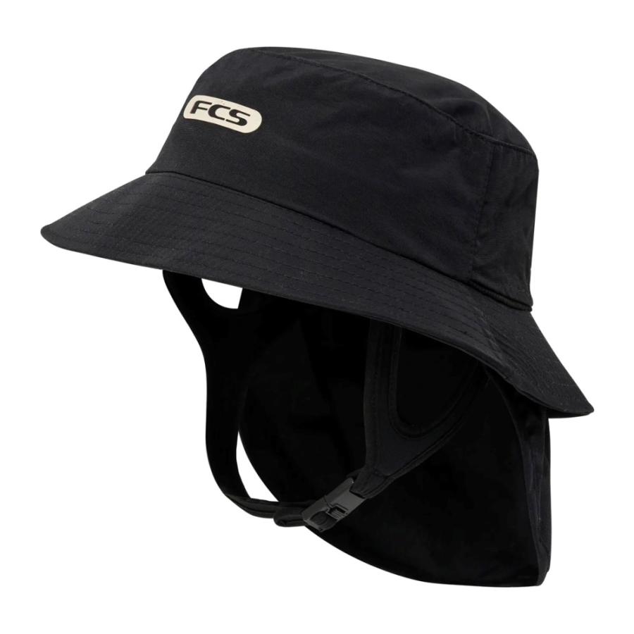 FCS ESSENTIAL SURF BUCKET HAT BLACK SURF HAT エフシーエス サーフハット サーフィン ハット | Fin