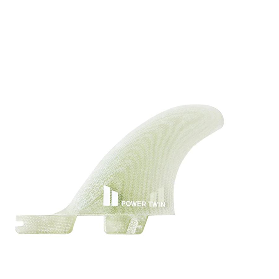 FCS2 POWER TWIN + 1 FIN PG S-M Clear FCS II STABILISER SET