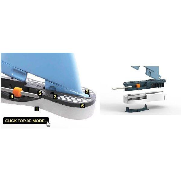 FCS2 フィン】 FCS2 FILIPE TOLEDO AIR CORE TRI FIN BLACK/RED FCS II