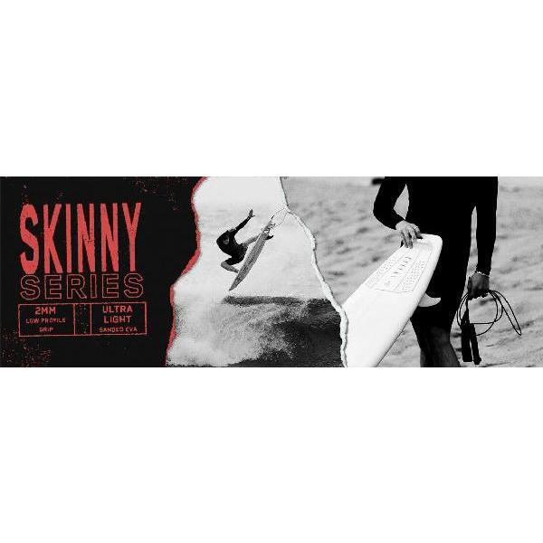 ゴリラ グリップ デッキパッド GORILLA GRIP SKINNY SERIES THREE BLACK サーフボード デッキパッド テールパッド