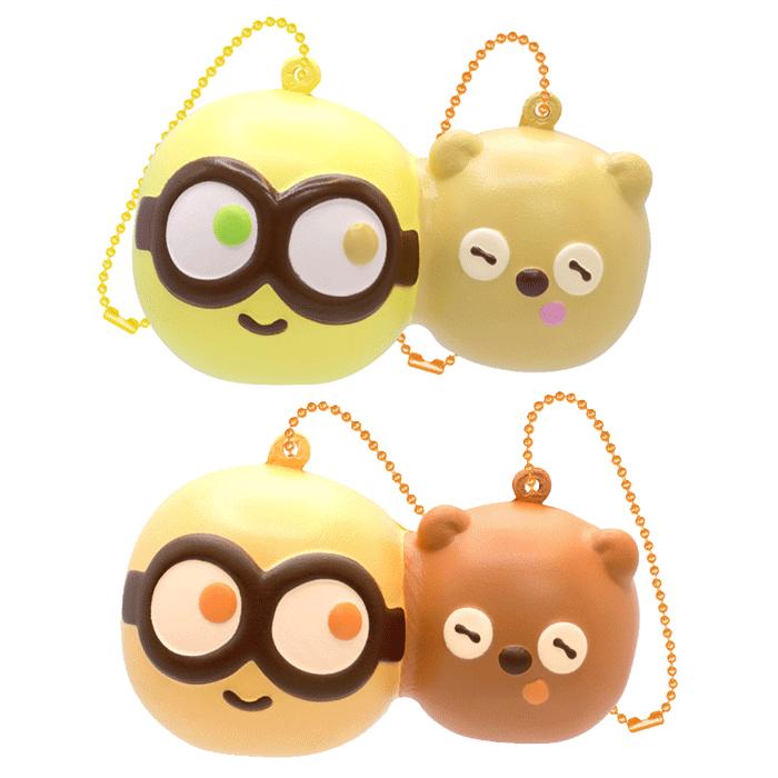 ブルーム スクイーズ なかよしワケパン（ボブ+ティム） | BLOOM（おもちゃ）