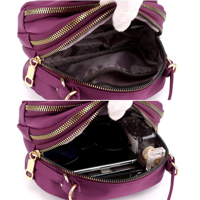 ショルダーバッグ ポーチ レディース ミニ 軽量 撥水 シンプル ナイロン メール便 |  | 11