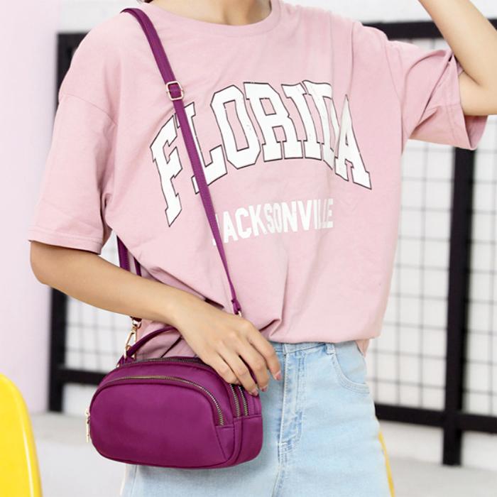 ショルダーバッグ ポーチ レディース ミニ 軽量 撥水 シンプル ナイロン メール便 |  | 13