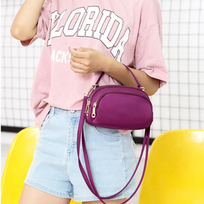 ショルダーバッグ ポーチ レディース ミニ 軽量 撥水 シンプル ナイロン メール便 |  | 14