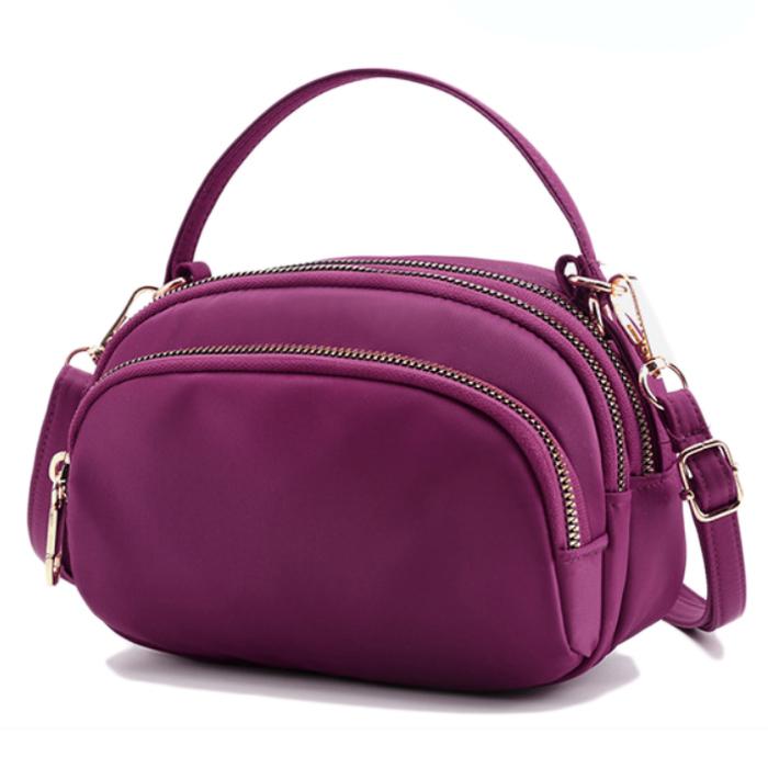 ショルダーバッグ ポーチ レディース ミニ 軽量 撥水 シンプル ナイロン メール便 |  | 06