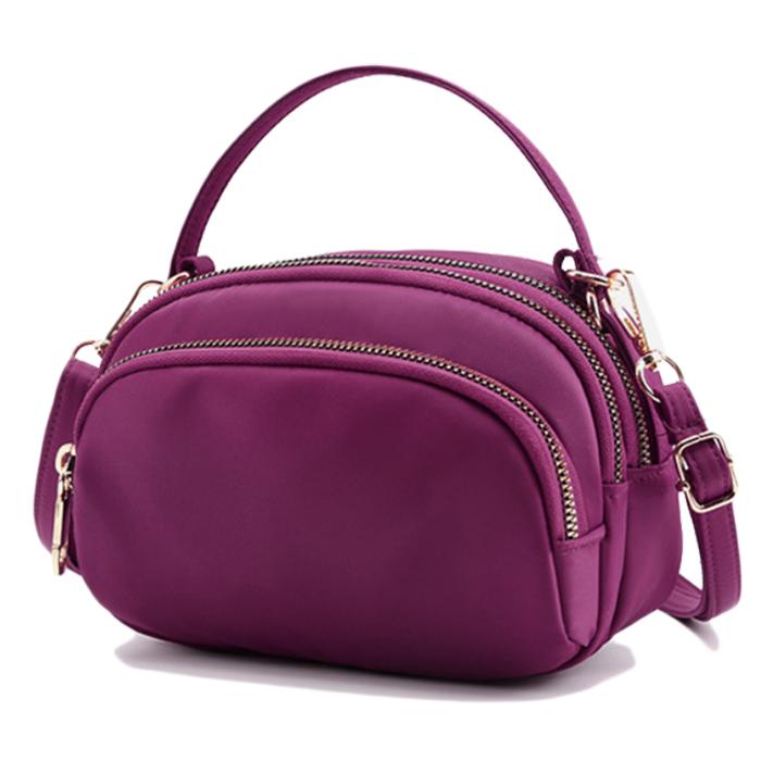 ショルダーバッグ ポーチ レディース ミニ 軽量 撥水 シンプル ナイロン メール便 |  | 02