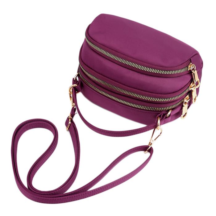 ショルダーバッグ ポーチ レディース ミニ 軽量 撥水 シンプル ナイロン メール便 |  | 09