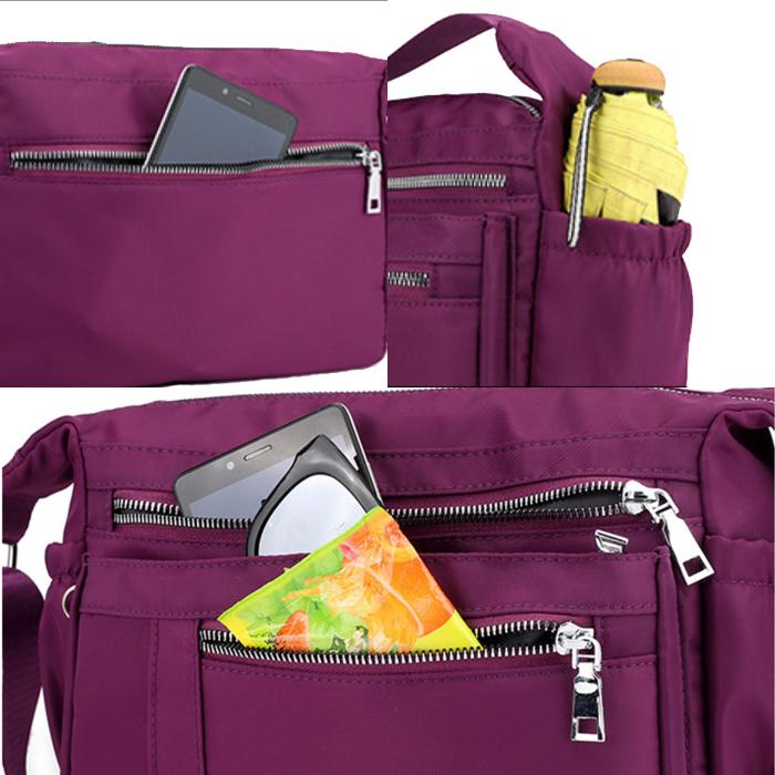 ショルダーバッグ ポーチ レディース メンズ 男女兼用 軽量 撥水 シンプル ナイロン メール便 |  | 11