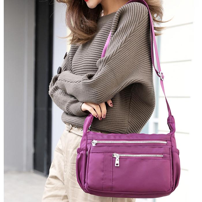 ショルダーバッグ ポーチ レディース メンズ 男女兼用 軽量 撥水 シンプル ナイロン メール便 |  | 12