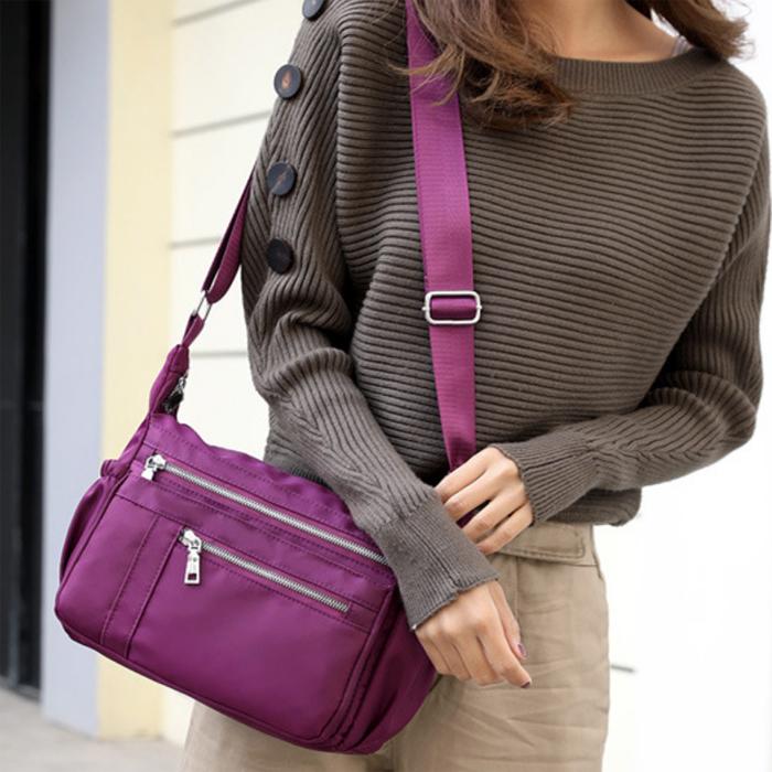 ショルダーバッグ ポーチ レディース メンズ 男女兼用 軽量 撥水 シンプル ナイロン メール便 |  | 13