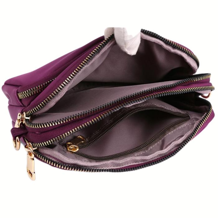 ショルダーバッグ ポーチ ミニ レディース 軽量 撥水 シンプル ナイロン メール便 |  | 10