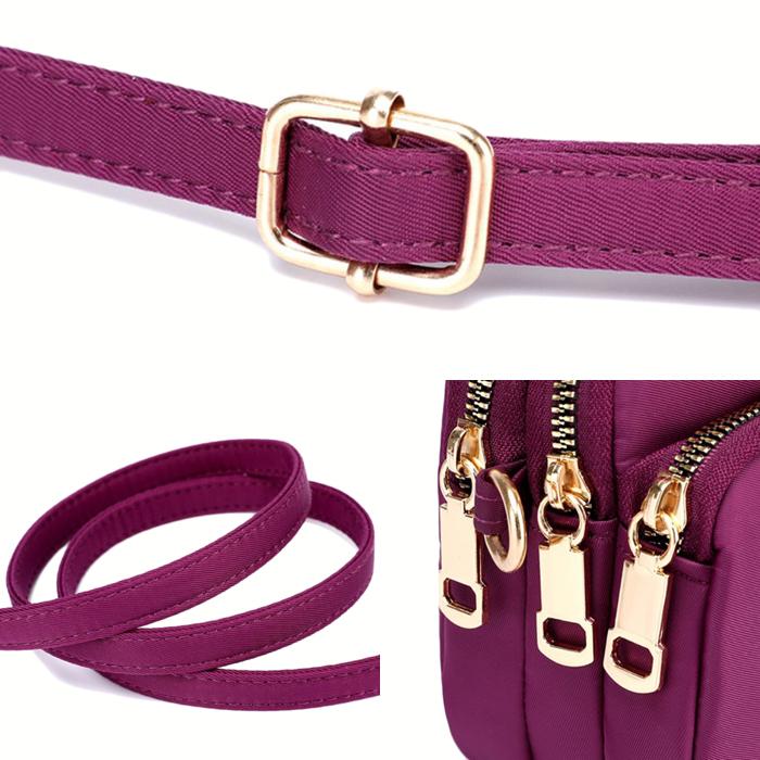 ショルダーバッグ ポーチ ミニ レディース 軽量 撥水 シンプル ナイロン メール便 |  | 11