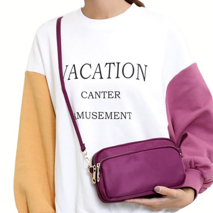 ショルダーバッグ ポーチ ミニ レディース 軽量 撥水 シンプル ナイロン メール便 |  | 12