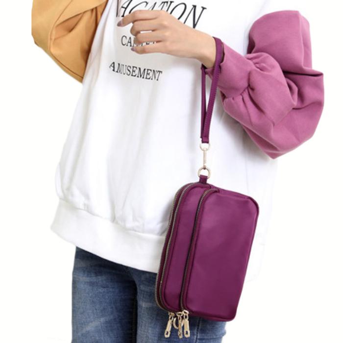 ショルダーバッグ ポーチ ミニ レディース 軽量 撥水 シンプル ナイロン メール便 |  | 13