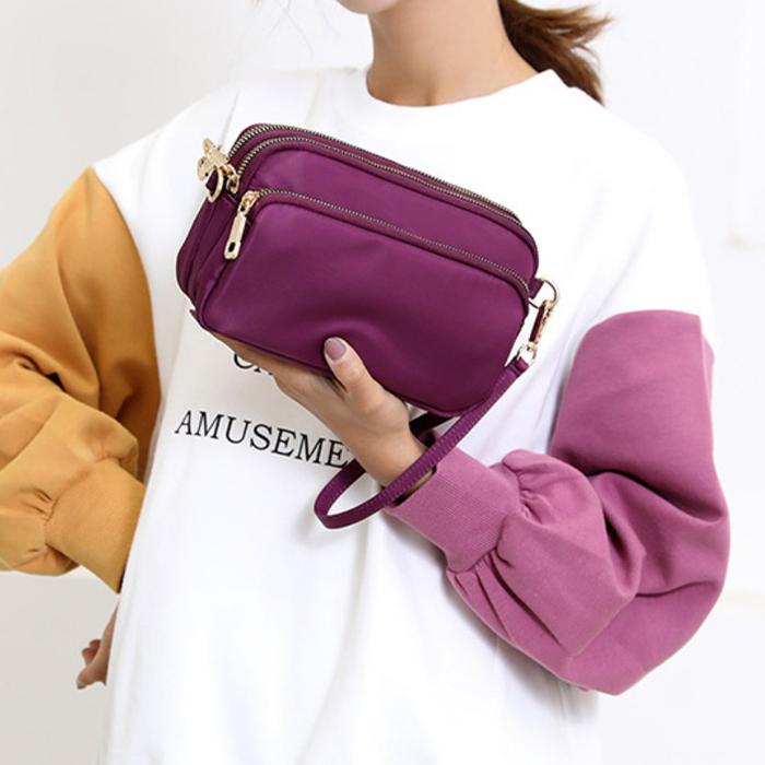 ショルダーバッグ ポーチ ミニ レディース 軽量 撥水 シンプル ナイロン メール便 |  | 14